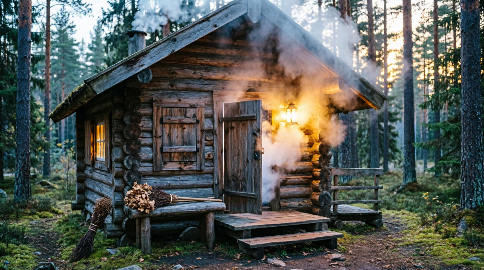 Баня с парилкой
